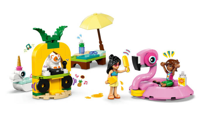 42658 LEGO® Friends Tek Boynuzlu At ve Flamingo Havuz Partisi - 4