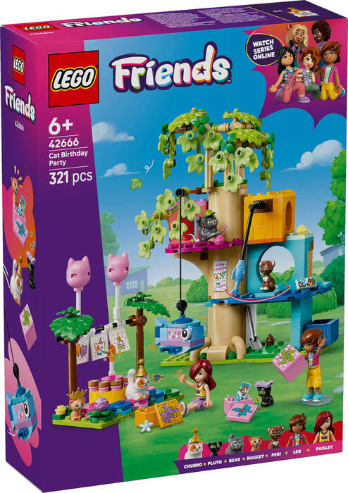 42666 LEGO® Friends Kedi Doğum Günü Partisi ve Ağaç Ev - 2