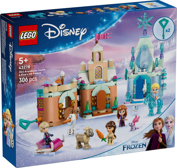 43278 LEGO® │ Disney Mini Arendelle Şatosu ve Elsa'nın Buz Sarayı - 2