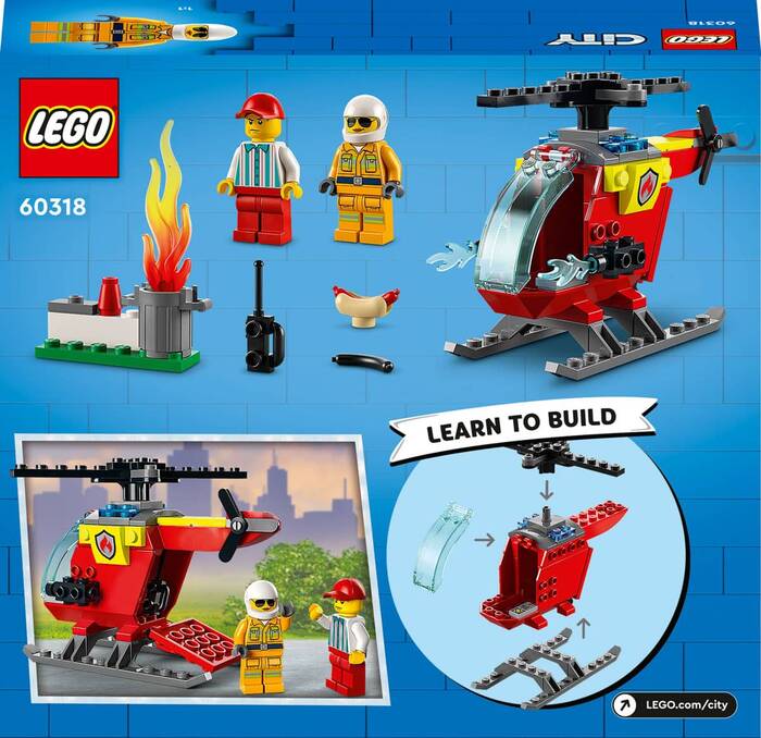 60318 LEGO City İtfaiye Helikopteri - 4