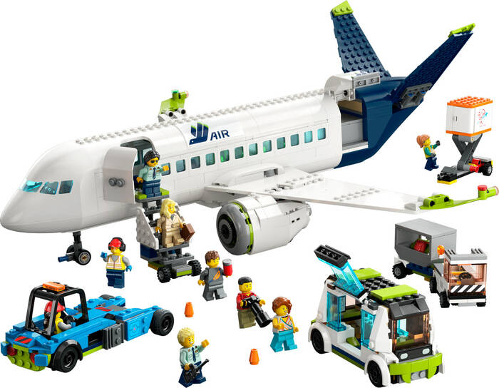 60367 LEGO® City Yolcu Uçağı - 1