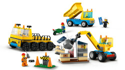 60391 LEGO® City İnşaat Kamyonları ve Yıkım Gülleli Vinç - 3