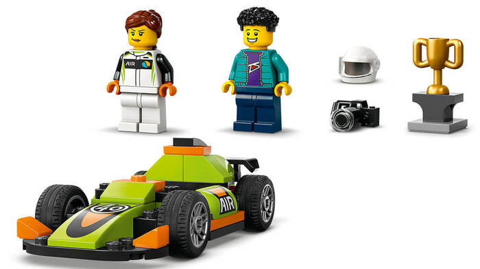 60399 LEGO® City Yeşil Yarış Arabası - 4