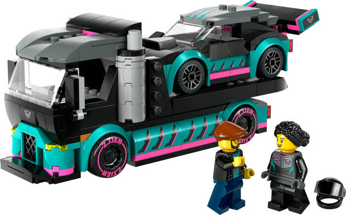 60406 LEGO® City Yarış Arabası ve Araba Taşıyıcı Kamyon - 1