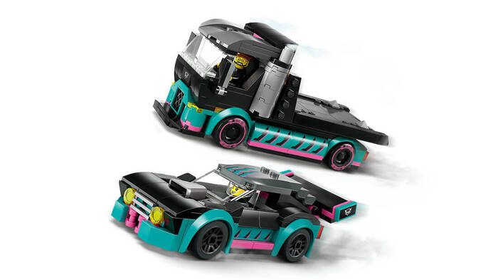 60406 LEGO® City Yarış Arabası ve Araba Taşıyıcı Kamyon - 3