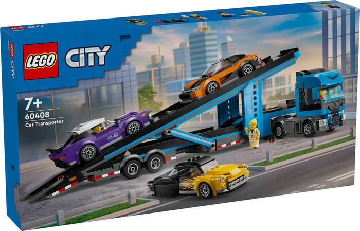60408 LEGO® City Spor Arabalı Araç Taşıma Kamyonu - 2