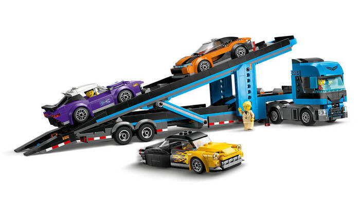 60408 LEGO® City Spor Arabalı Araç Taşıma Kamyonu - 3