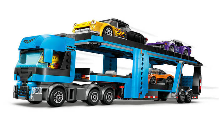 60408 LEGO® City Spor Arabalı Araç Taşıma Kamyonu - 5