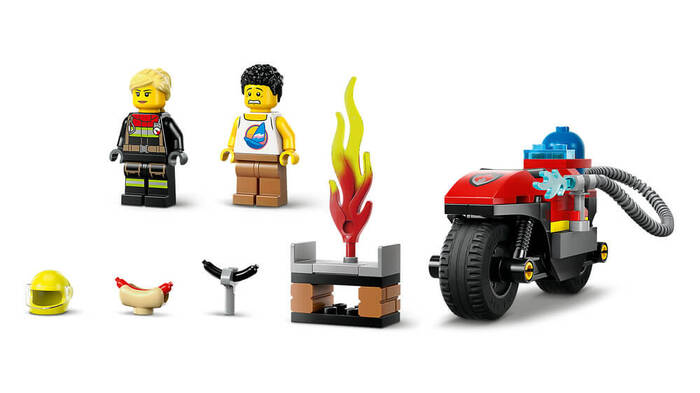 60410 LEGO® City İtfaiye Kurtarma Motosikleti - 4