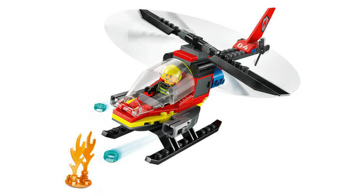 60411 LEGO® City İtfaiye Kurtarma Helikopteri - 3