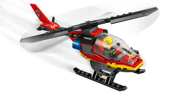 60411 LEGO® City İtfaiye Kurtarma Helikopteri - 5