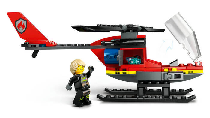 60411 LEGO® City İtfaiye Kurtarma Helikopteri - 6