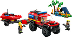 60412 LEGO® City 4x4 Kurtarma Botlu İtfaiye Kamyonu - 1
