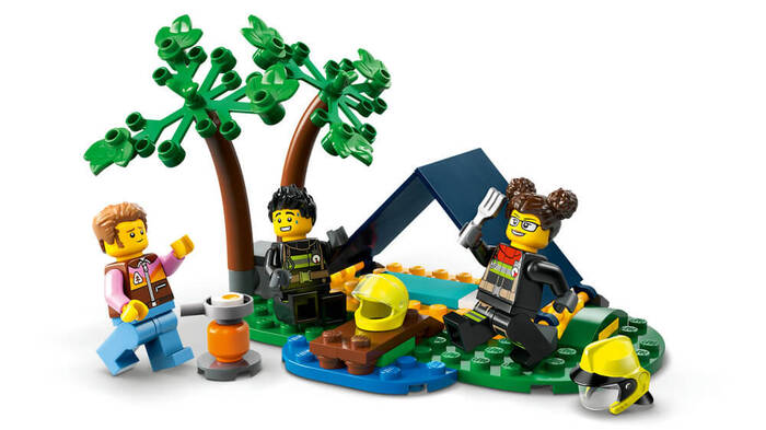 60412 LEGO® City 4x4 Kurtarma Botlu İtfaiye Kamyonu - 6