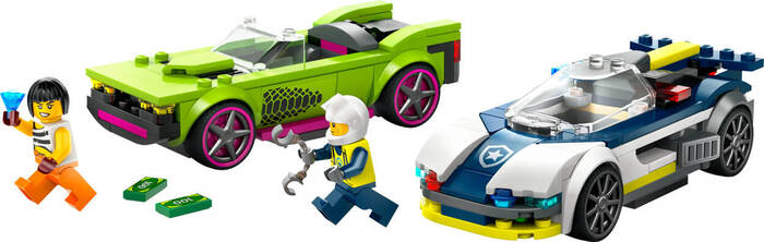 60415 LEGO® City Polis Arabası ve Spor Araba Takibi - 1