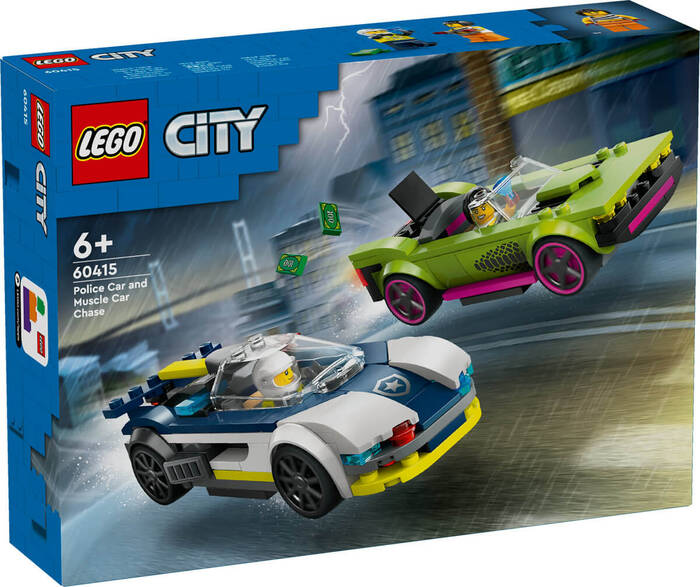 60415 LEGO® City Polis Arabası ve Spor Araba Takibi - 2