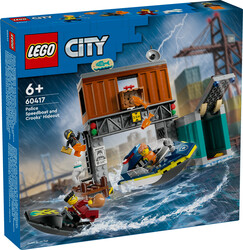 60417 LEGO® City Polis Sürat Teknesi ve Hırsızların Gizlenme Yeri - 2