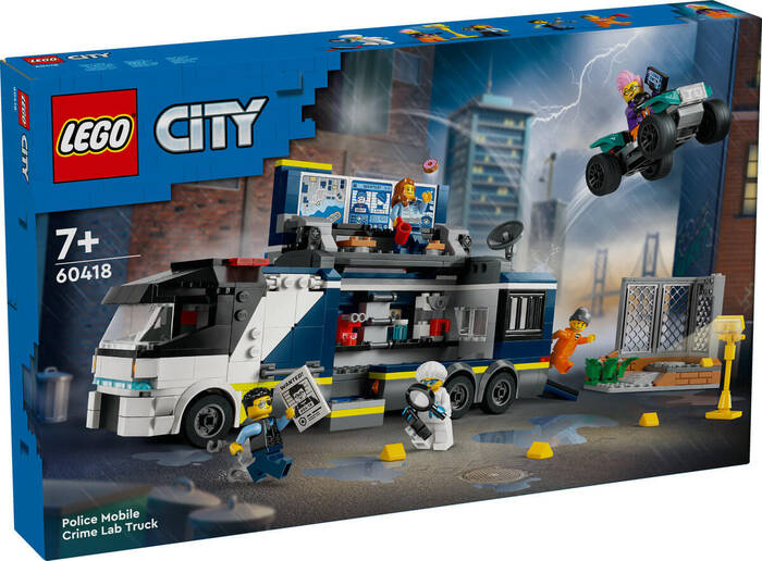 60418 LEGO® City Polis Mobil Suç Laboratuvarı Kamyonu - 2