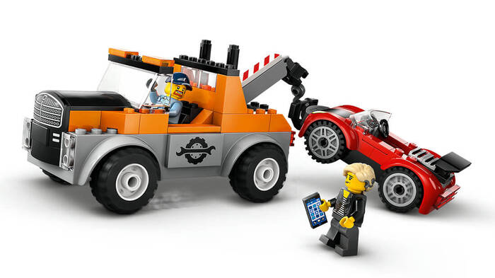 60435 LEGO® City Çekici Kamyon ve Spor Araba Tamiri - 3