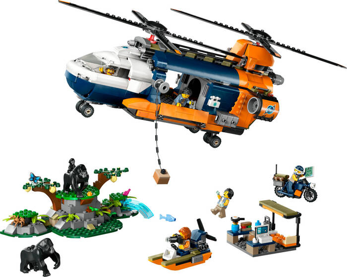 60437 LEGO® City Orman Kaşifinin Helikopteri Kamp Yerinde - 1