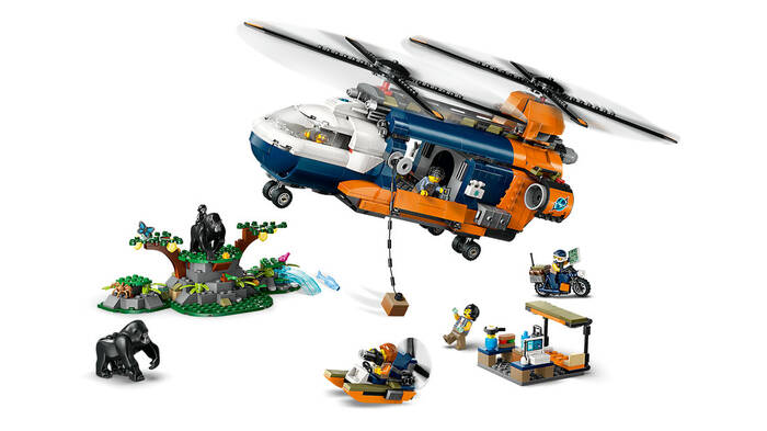 60437 LEGO® City Orman Kaşifinin Helikopteri Kamp Yerinde - 3