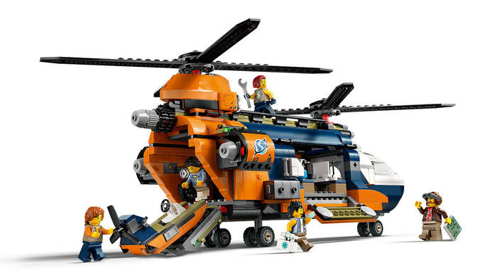 60437 LEGO® City Orman Kaşifinin Helikopteri Kamp Yerinde - 5