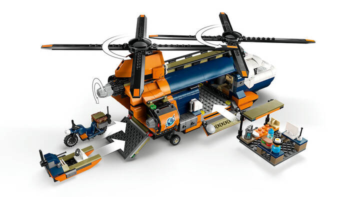 60437 LEGO® City Orman Kaşifinin Helikopteri Kamp Yerinde - 6