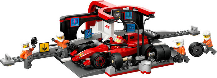 60443 LEGO® City Ferrari Arabalı F1® Pit Stop ve Pit Ekibi - 1