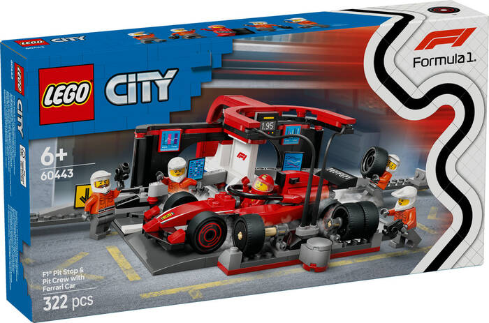 60443 LEGO® City Ferrari Arabalı F1® Pit Stop ve Pit Ekibi - 2