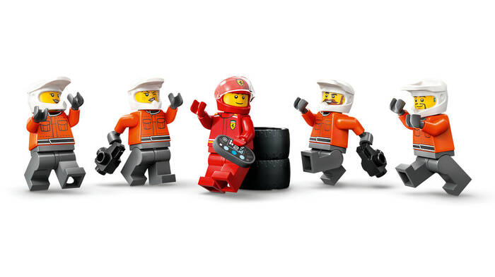 60443 LEGO® City Ferrari Arabalı F1® Pit Stop ve Pit Ekibi - 4