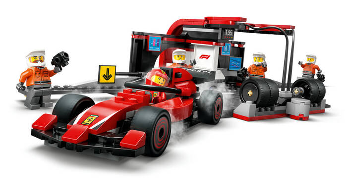 60443 LEGO® City Ferrari Arabalı F1® Pit Stop ve Pit Ekibi - 5