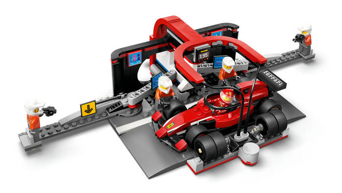 60443 LEGO® City Ferrari Arabalı F1® Pit Stop ve Pit Ekibi - 6