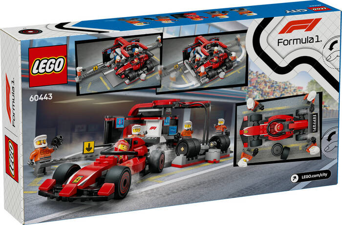 60443 LEGO® City Ferrari Arabalı F1® Pit Stop ve Pit Ekibi - 7