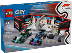 60444 LEGO® City F1® Garajı ve Mercedes-AMG ve Alpine Arabaları - 2