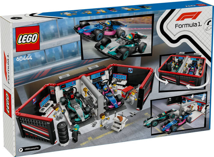 60444 LEGO® City F1® Garajı ve Mercedes-AMG ve Alpine Arabaları - 7