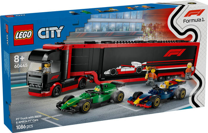 60445 LEGO® City RB20 ve AMR24 F1® Arabalı F1® Kamyonu - 2