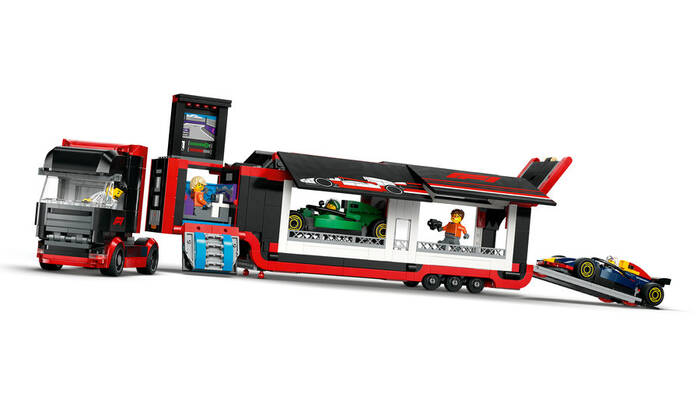 60445 LEGO® City RB20 ve AMR24 F1® Arabalı F1® Kamyonu - 5