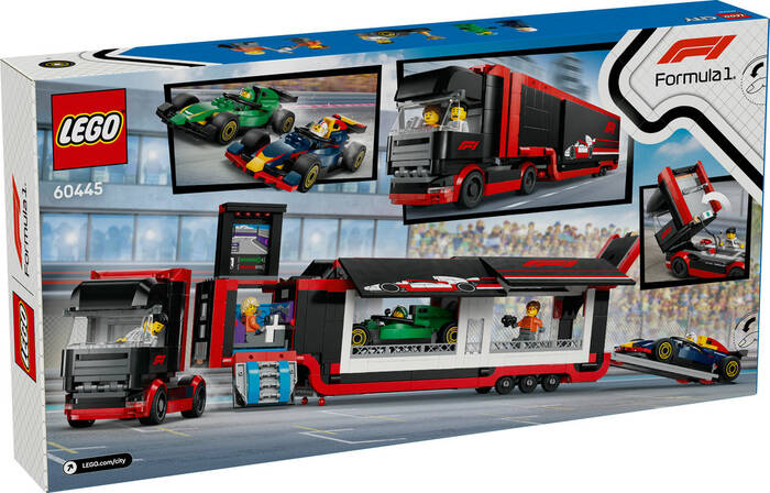 60445 LEGO® City RB20 ve AMR24 F1® Arabalı F1® Kamyonu - 7