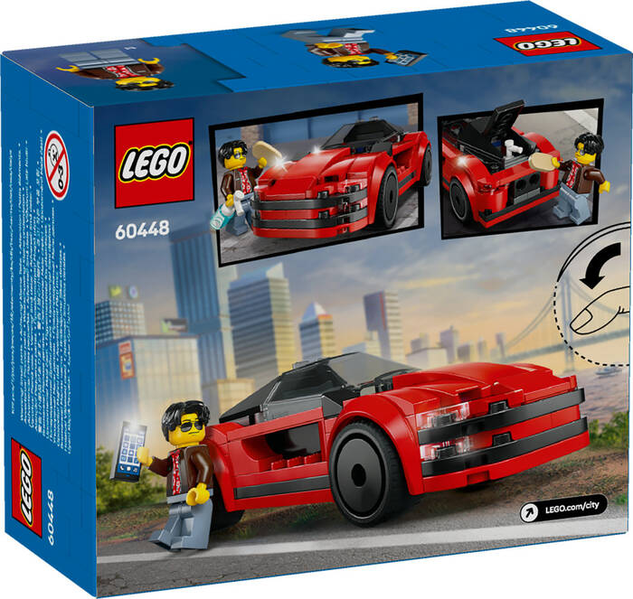 60448 LEGO® City Kırmızı Spor Araba - 7