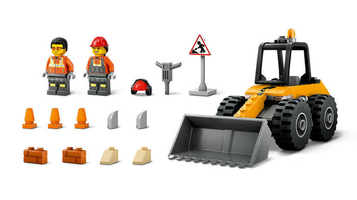 60450 LEGO® City Sarı Tekerlekli İnşaat Yükleyicisi - 4