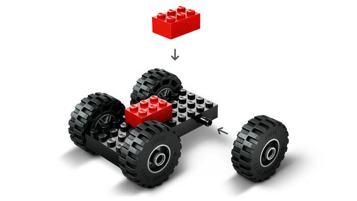 60450 LEGO® City Sarı Tekerlekli İnşaat Yükleyicisi - 6