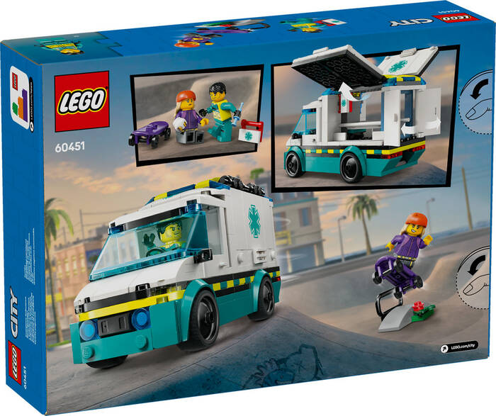 60451 LEGO® City Acil Yardım Ambulansı - 7