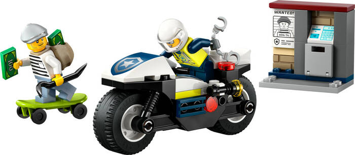 60455 LEGO® City Polis Motosikleti Takibi - 1