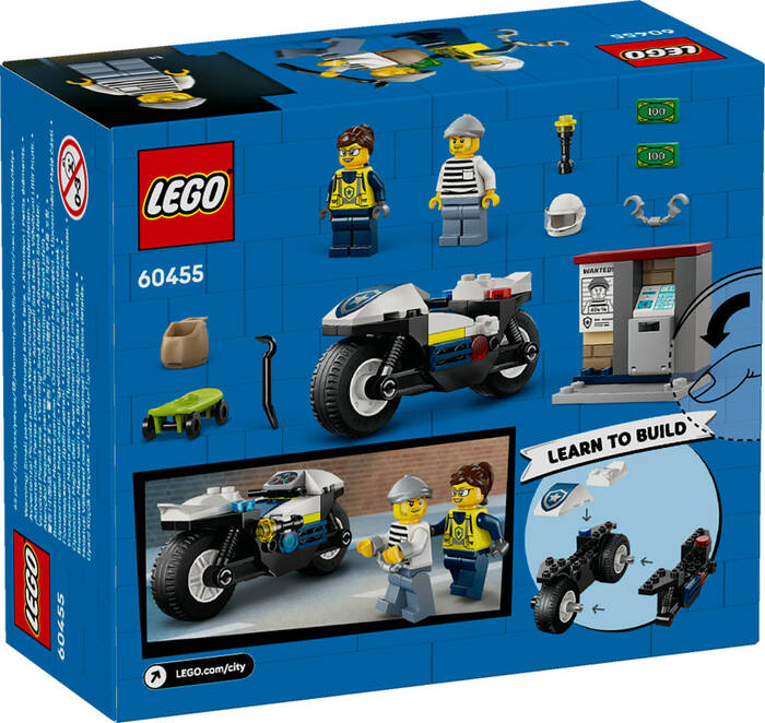 60455 LEGO® City Polis Motosikleti Takibi - 6