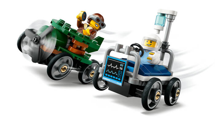 60459 LEGO® City Uçak, Hastane Yatağına Karşı Yarış Arabası Paketi - 3