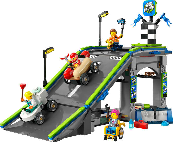 60460 LEGO® City Senin Kuralların: Yarış Arabası Rampa Parçası - 1