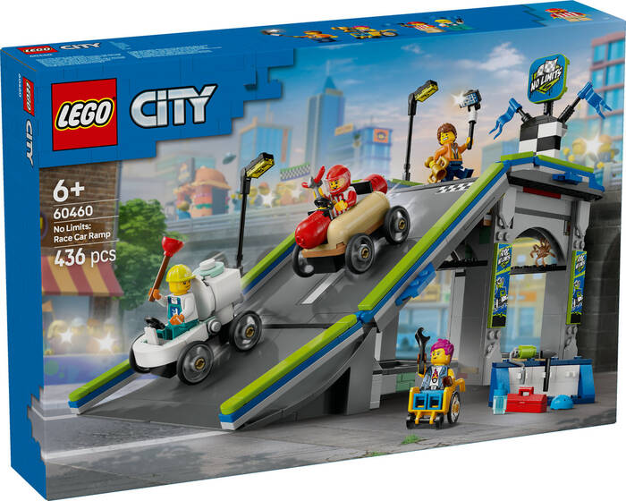 60460 LEGO® City Senin Kuralların: Yarış Arabası Rampa Parçası - 2