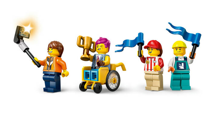 60460 LEGO® City Senin Kuralların: Yarış Arabası Rampa Parçası - 4
