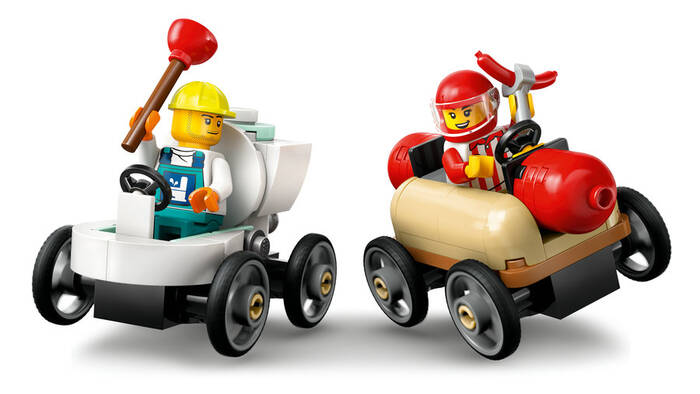 60460 LEGO® City Senin Kuralların: Yarış Arabası Rampa Parçası - 6