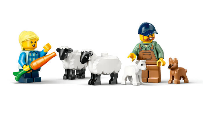 60461 LEGO® City Römorklu Kırmızı Çiftlik Traktörü ve Koyun - 4